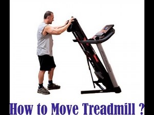 How To Unfold Treadmill & Move in Room .