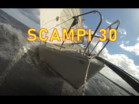 A fast sailboat and family cruiser Scampi 30