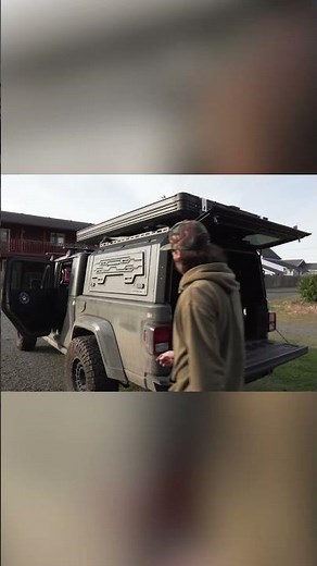 OPENROAD Truck Cap Final Look | Jeep Gladiator Camper Shell Upgrade