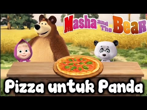 MARI MEMBUAT PIZZA UNTUK PANDA - Game Masha dan Beruang Indonesia