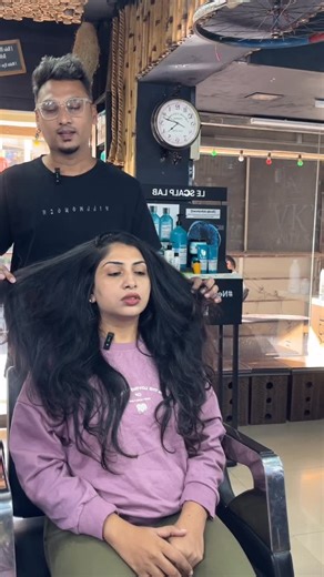 VK Salon and academy on Instagram: "Happiness is a new haircut. #vksalon #hairtransformation #hair #vasaivirar #hairtutorial"