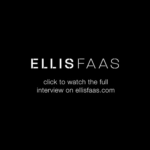 The late Ellis Faas explaining the Human Colours concept of her brand. | ELLIS FAAS Cosmetics