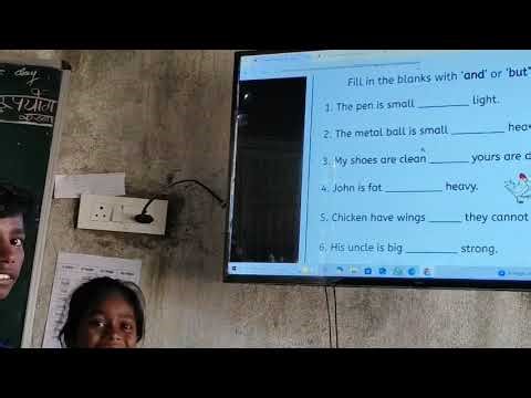 Class 3 English - conjunction worksheet