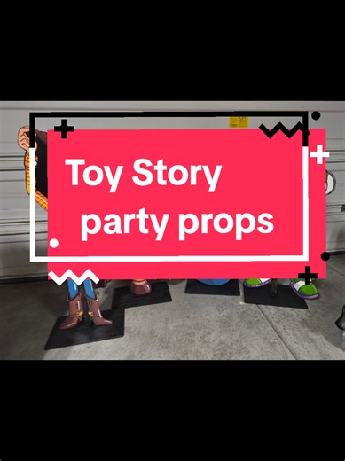 Toy Story Hand Painted Party Props and Cutouts