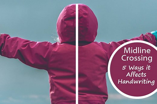Learn How Midline Crossing Affects Handwriting | The Happy Handwriter: Fine Motor, Pre-writing & Handwriting