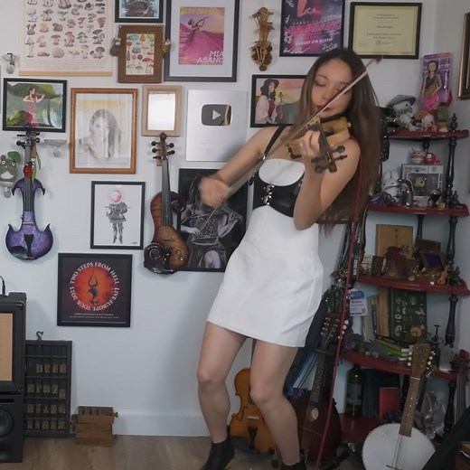 I Built an INFINITELY ONE-SIDED Violin? Thanks to all the amazing Luthiers for supporting me through this project #femalewoodworker #violin #diy | Xyla Foxlin