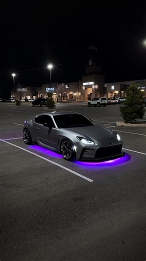 Modified Toyota GR86 with Chrome Wheels