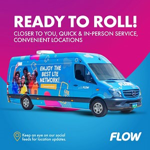 The mobile store is on the move! Don't miss us: https://bit.ly/3uTSj34 | Flow