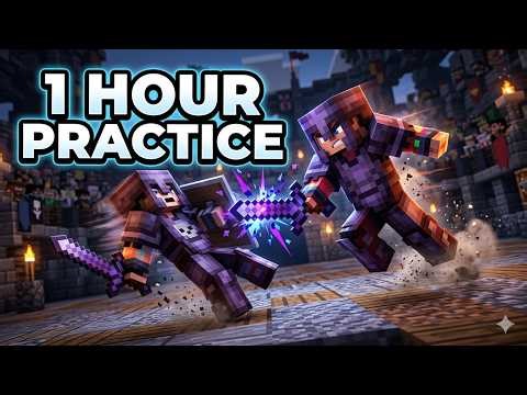 Minecraft PvP Legacy Practice — 1 Hour of Real PvP Fights (No Commentary)