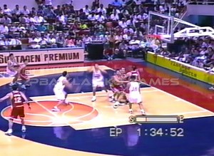 SEMIFINALS: SAN MIGUEL BEER VS. GORDONS GIN | 4TH QUARTER | 1997 PBA ALL-FILIPINO CUP #PBAKlasikoGames #GordonsGin #SanMiguelBeer | PBA Klasiko Games