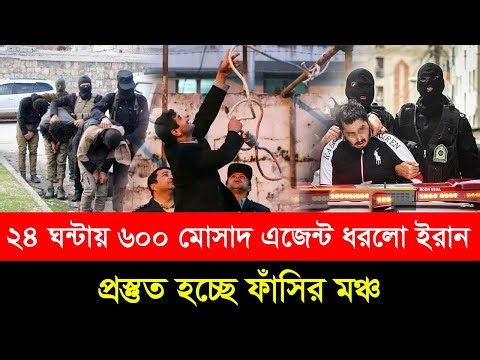 ২৪ ঘন্টায় ৬০০ মোসাদ এজেন্ট আ/ট/ক! ইরানে প্রস্তুত ফাঁ/সি/র মঞ্চ | Iran vs Mossad