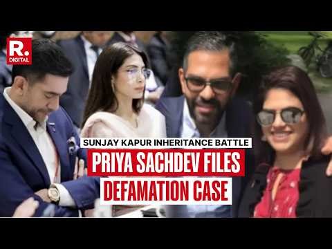 Sunjay Kapur Inheritance Row:Priya Sachdeva Files Rs 20 Crore Defamation Suit Against Mandhira Kapur