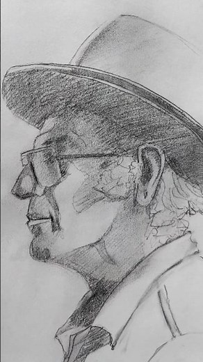 How to make a realistic human drawing with shades//#art #drawing #painting