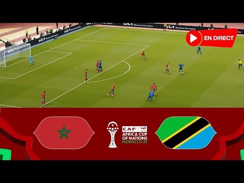 🔴Maroc vs Tanzanie | Coupe d’Afrique des Nations 2025 | eFOOTBALL PES 2021