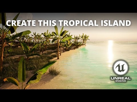 How to Create a Tropical Island in Unreal Engine 5 - Using PCG and Water Plugin