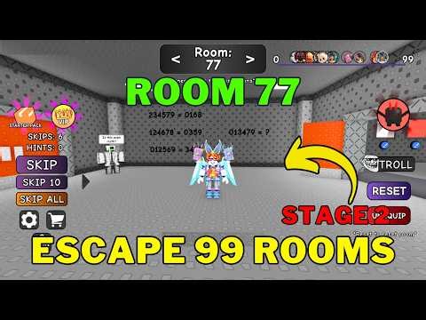 How To Complete Room 77 in Roblox Escape 99 Rooms | Stage 2