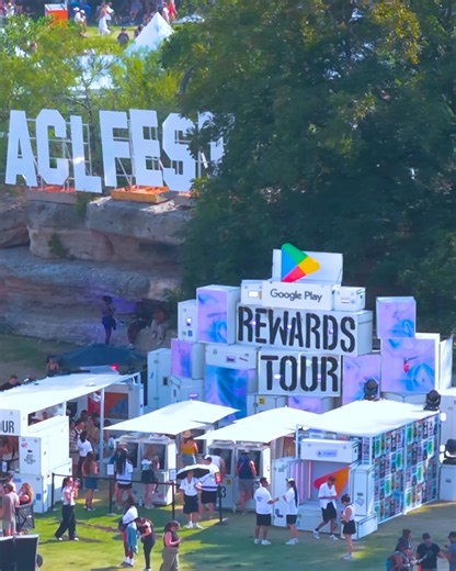98K views · 1.2K reactions | Lights are up. Road cases stacked. The Google Play Rewards Tour is back for Weekend Two of ACL Fest. Can’t make it to Austin? Head to Google Play to redeem artist merch and Candy Crush rewards now. 﫶 | Google Play | Facebook