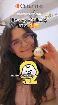 😱🧶 Chimmy BT21 Keychain in 1 MINUTE 😍 #crochet #amigurumi #bt21 #chimmy #bts