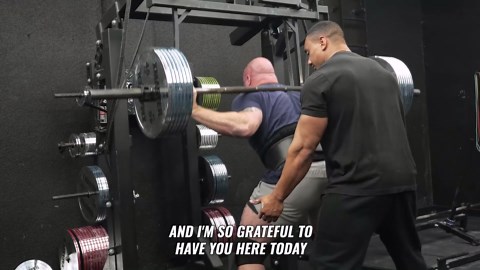 World's strongest man tests his squat bench and deadlift! Ft. Mitchell Hooper