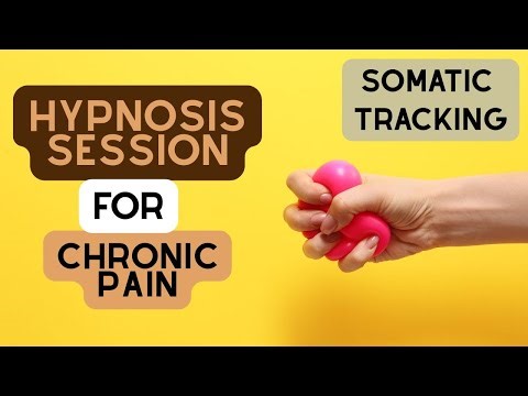 Hypnosis session for chronic pain and fibromyalgia. Somatic tracking.
