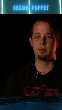 La marionnette Asgard était la plus pro du plateau de tournage !