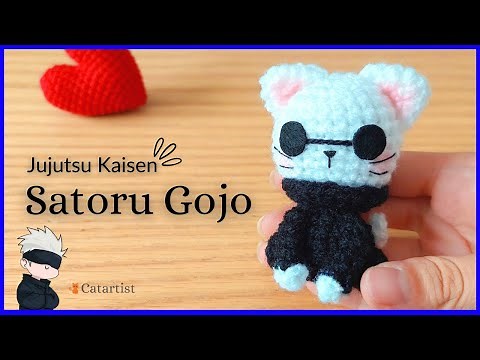 SATORU GOJO 😱😍 Version Gatito🐱- Crochet Amigurumi Tutorial ❤️ - Fácil