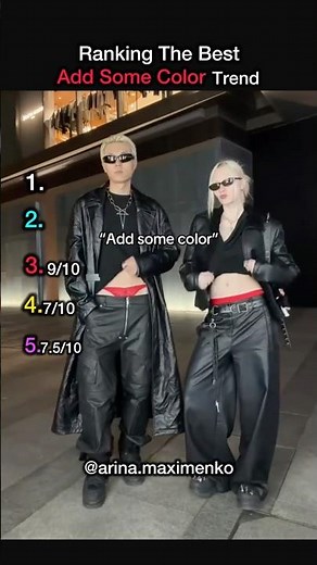 Ranking The Best Add Some Color Trend ✨(Part 33)