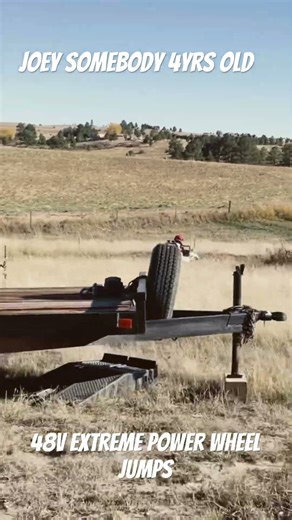 Power wheels jumps 48v full suspension #powerwheels #offroadracing #longtravel #kidstoys