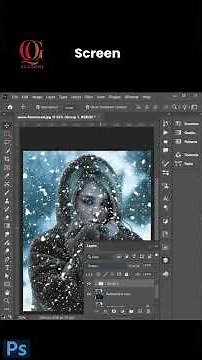How to Create Realistic Snow Effect in Photoshop | Quirky Graphic Academy