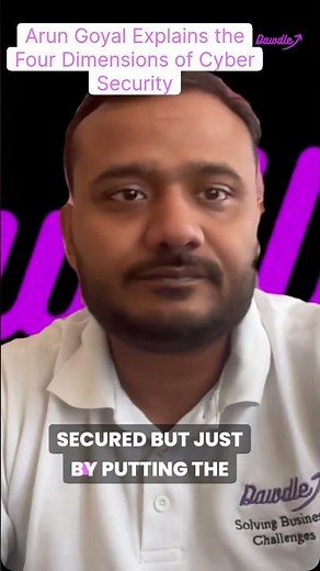 "Four Dimensions of Cyber Security" #cybersecurity #techtalk