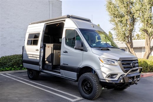 The Stealth Camper Van Mixes Home-Like Comfort With Go-Anywhere Off-Road Capabilities
