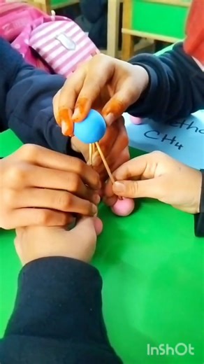 Science Comes to Life in Fifth Grade Our young scientists in Grade 5C moved beyond the textbook today, building molecule models with their own hands. This is how abstract concepts become concrete understanding—through doing, seeing, and creating. #HandsOnScience #Grade5 #STEMLearning #MoleculeModels #ActiveLearning | The Patriots School