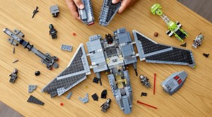 LEGO Star Wars 75314 The Bad Batch Attack Shuttle’s build includes a surprising twist