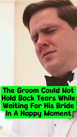 Bride And Groom Show Opposite Emotions Creating A Surprisingly Funny Wedding Scene. #wedding