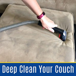 How To Clean A Couch At Home With A Carpet & Upholstery Cleaner
