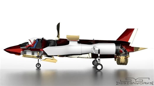 F-35 的工作原理 F-35 [B] VTOL 动画 _ 三轴承旋转喷嘴