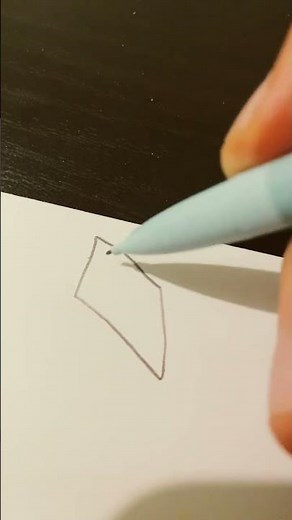 Petit tuto pour faire un cerf-volant en 15 secondes #dessin #art #shorts