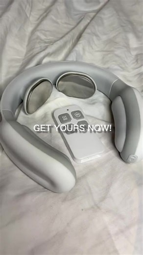 Shop now to get rid of all your neck pain with the RelaxaNeck Heated neck massager #neck #neckpain #massager #help #fyp