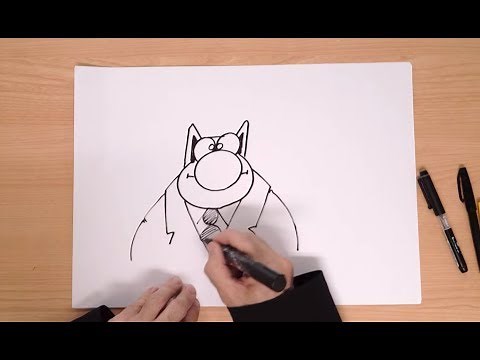 Geluck : Comment dessiner Le Chat ?
