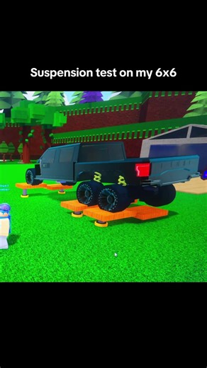 Suspension Test on My 6x6 Roblox Vehicle