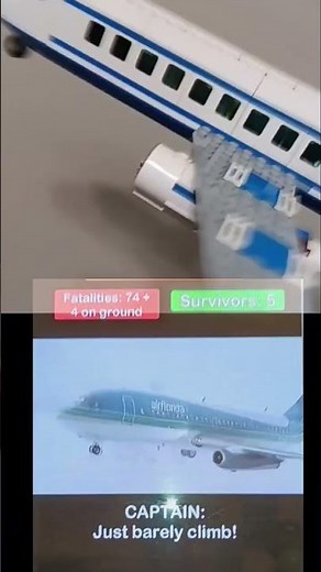 Air Florida flight 90 Lego plane crash recreation CVR + animation