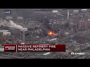 Massive explosion at biggest gas refinery in America, triggering fire