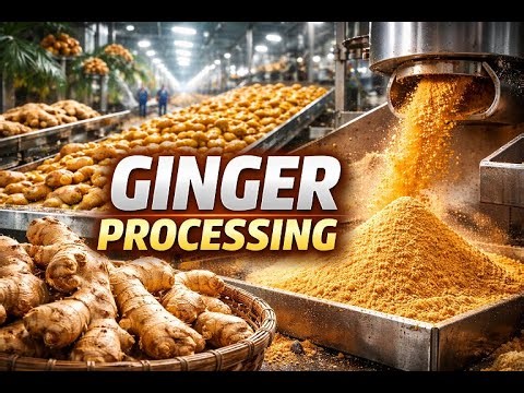 Inside the Factory: How Ginger Is Processed Into Premium Ginger Powder | Full Documenta