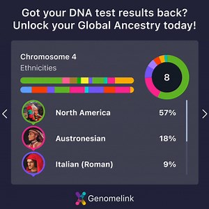 64 reactions · 14 shares | Genomelink takes your Ancestry results back further! Access ancient ancestors, viking index and global ancestry. You can trust your results as we use evolving genomics research. Sign up today for free! | Genomelink | Facebook