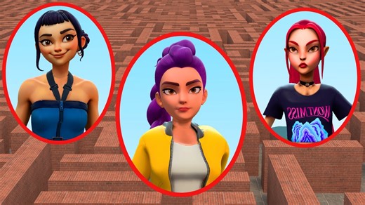 51K views · 575 reactions | KPOP Demon Hunters Zoey, Mira & Rumi In A Maze In Garry's Mod #brainrot #garrys_mod #gmod #skibiditoiletmultiverse | Piyush Gaming | Facebook