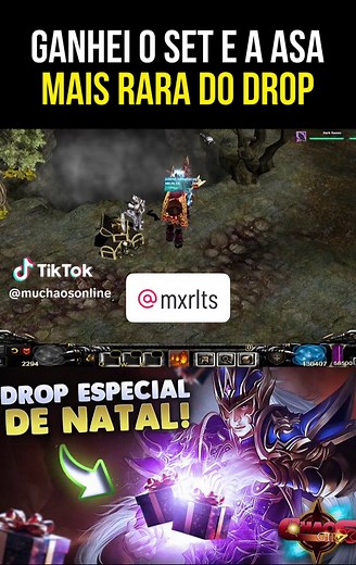 Como funciona o drop de itens de Natal no MU Chaos