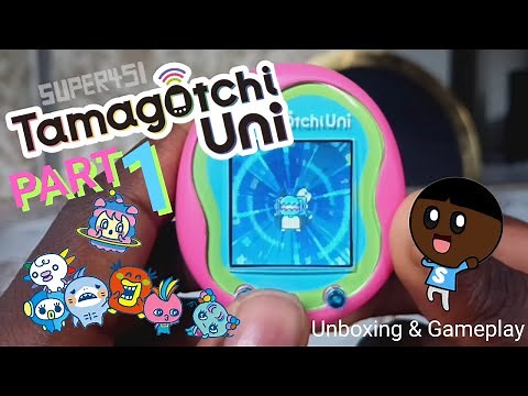 INTO THE TAMAVERSE - Tamagotchi Uni Part 1 - Unboxing & Gameplay