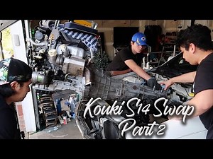 S14 Kouki SR20DET is in! || SR Swap Part 2