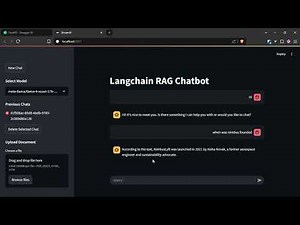 RAG Chatbot: FastAPI Backend, Streamlit Frontend, LangChain