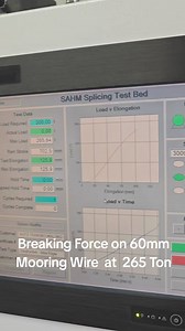 Chapter 2 | Breaking Test on Mooring Wire | Specialist Load Testing & Lifting Equipment Inspection Services
